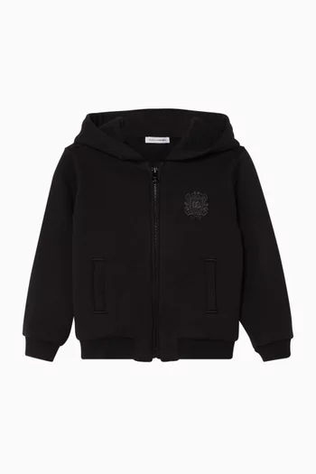 Zip-up Hoodie in Jersey