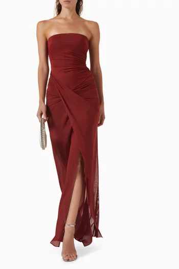 Willorin Strapless Maxi Dress
