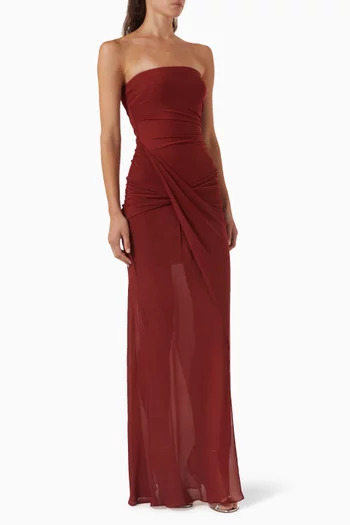 Willorin Strapless Maxi Dress