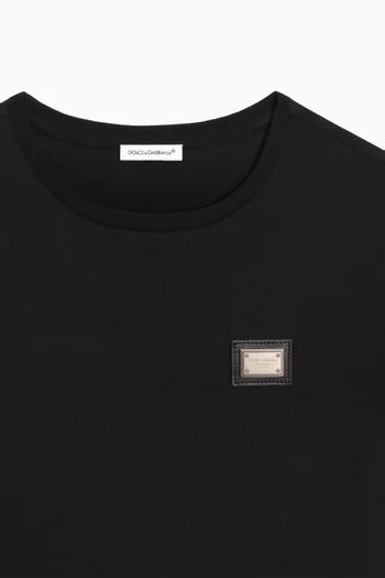 Logo T-shirt in Cotton Jersey