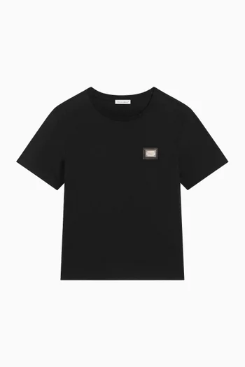 Logo T-shirt in Cotton Jersey