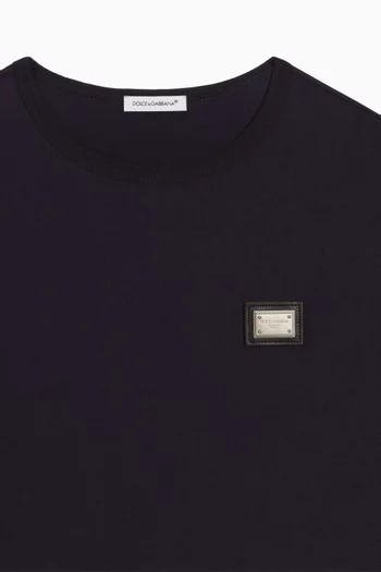 Logo T-shirt in Cotton Jersey