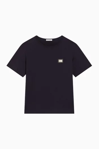 Logo T-shirt in Cotton Jersey