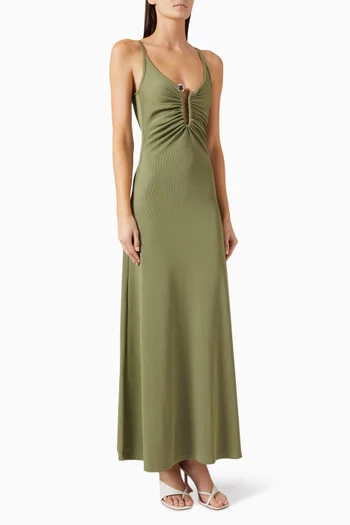 Droplet Crystal Clasp Cami Dress