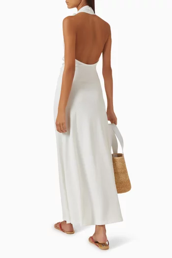 Crystal-pendant Tank Dress