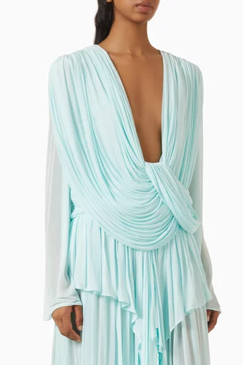Ripple Drape Top in Jersey
