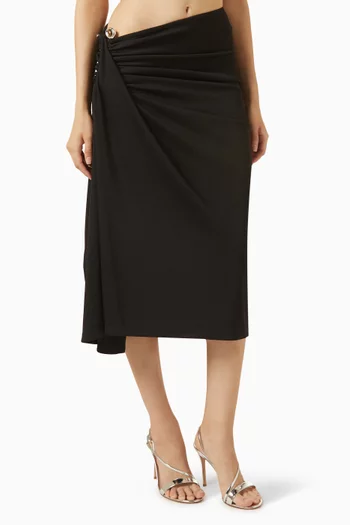Droplet Crystal Clasp Cascade Skirt