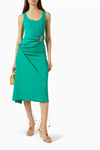 Droplet Crystal Clasp Cascade Skirt