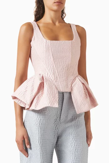 Brocade Corset Top