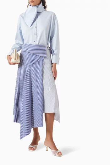 Loose-fit Tie Shirt