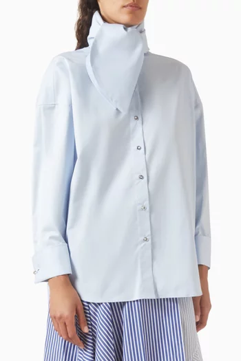 Loose-fit Tie Shirt
