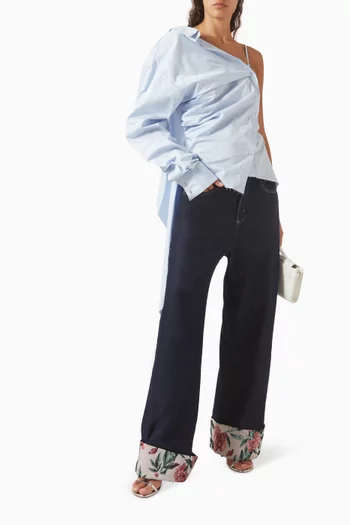 Asymmetric Single-sleeve Shirt