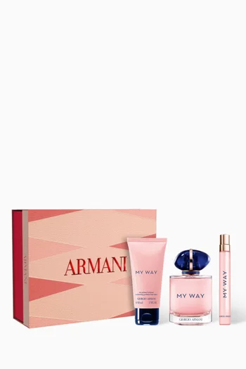 My Way Eau de Parfum 90ml + 10ml + Body Lotion 50ml Spring Gift Set, Value Savings 25%