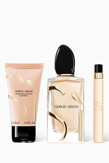 Sì Eau de Parfum Spring 100ml + 10ml + Body Lotion 15ml Gift Set, Value Savings 25%