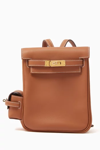 Unused Mini Kelly Jump Backpack in Swift Leather