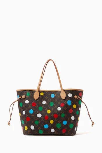 x Yayoi Kusama Unused Neverfull MM Bag in Monogram Canvas