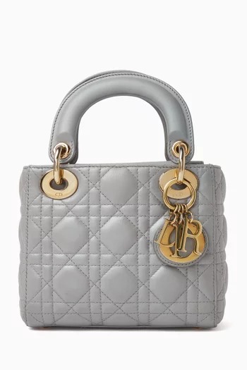 Mini Lady Dior Tote in Cannage Patent Leather