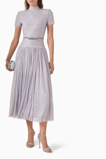 Rhinestone-embellished Dress