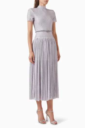 Rhinestone-embellished Dress