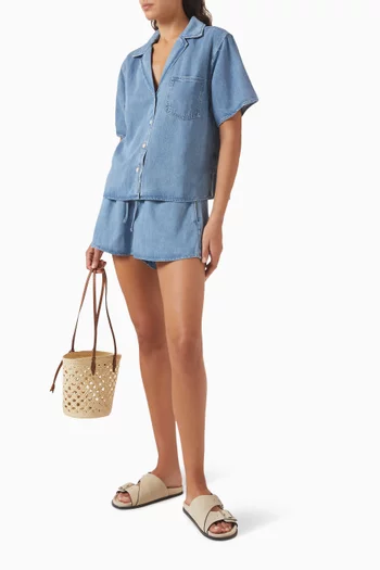 Camp Shirt in Denim