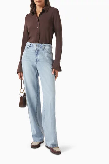 Weightless High Wide Jeans in Denim