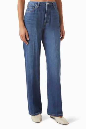 Weightless High Wide Jeans in Denim