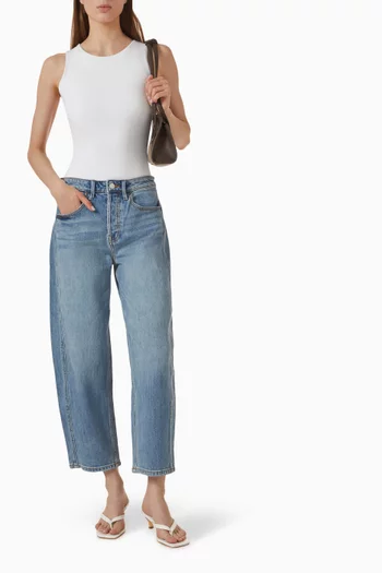 Vintage Barrel Ankle Jeans