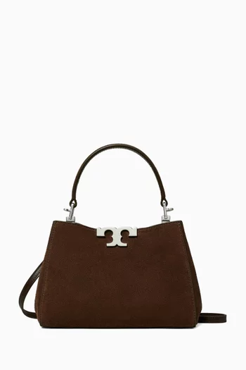 Mini Eleanor Satchel in Suede
