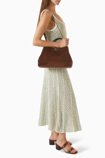 Eleanor Satchel in Suede