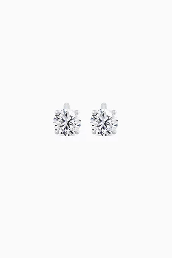 Mini Round Diamond Studs