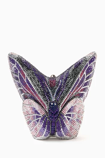 Butterfly Violette Clutch Bag