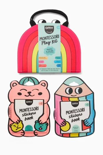 Montessori My Day Playkit & Sticker Book Set