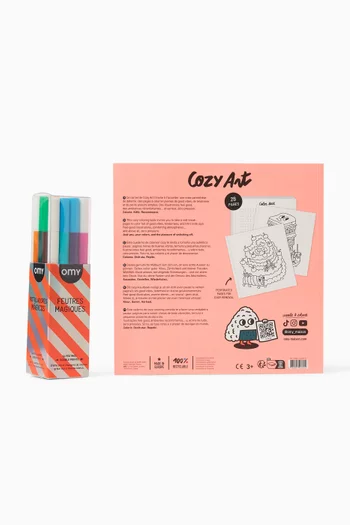 Cozy Art Yummy Colouring Set