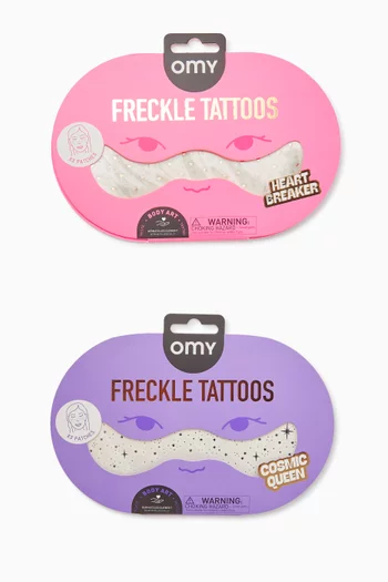 Heartbreaker & Cosmic Queen Freckles Tattoo Set