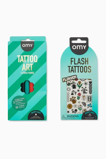 Flash Tattoo & Tattoo Art Set