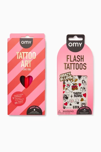 Flash Tattoo & Tattoo Art Set