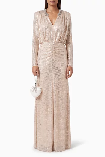 Rhinestone-embellished Dress