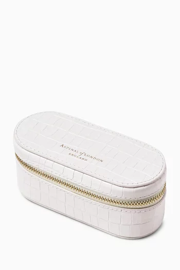 Tidy All Case in Croc-embossed Leather