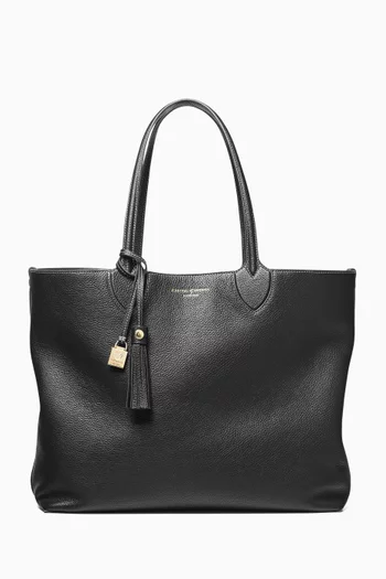 Large Hudson Tote Bag in Pebbled Leather