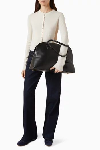 Oversized Seraphine Tote Bag in Suede
