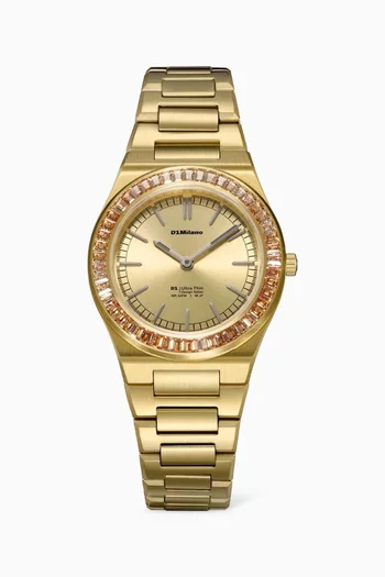 Clear Fusion Ultra Thin Quartz Watch, 30mm