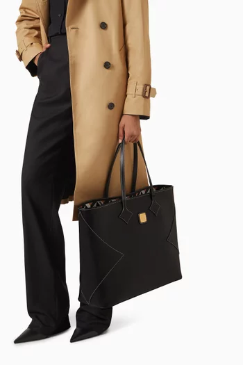 X-large Dia Tote Bag in Calfskin Leather