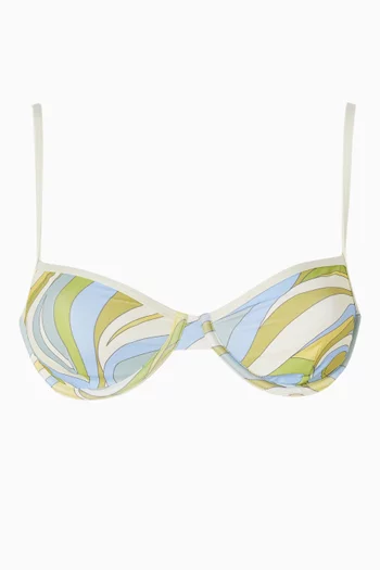 Capri Colour-block Bikini Top