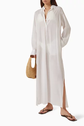 Kokomo Kaftan in Cotton Voile