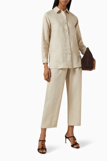 Meadow Co-ord Set in Linen