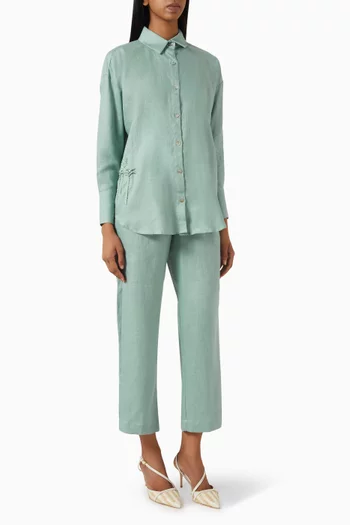 Meadow Co-ord Set in Linen
