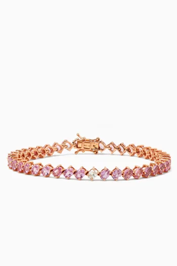 Odd One Out Bracelet in 18kt Rose Gold