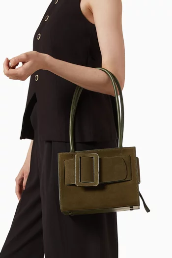 Medium Bobby 23 Soft Tote Bag in Suede