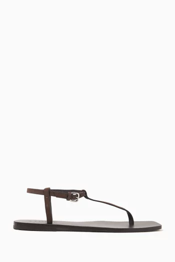 The Clara Sandals in Leather