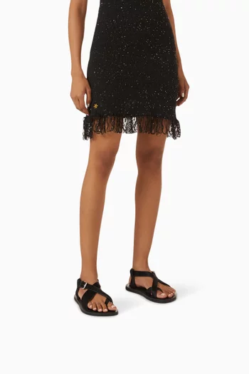 The Ora Sandals in Calf Hair